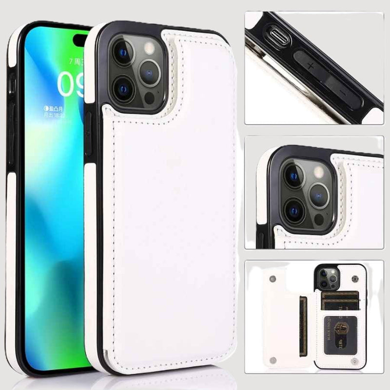Etuis telephone quatre vues du blanc Doublattach