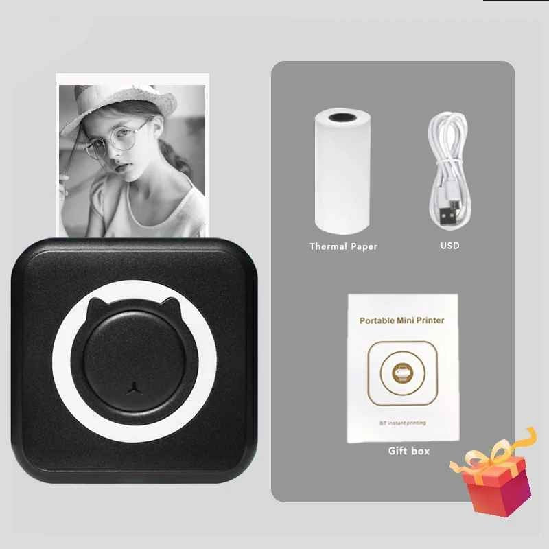 Imprimante bluetooth montrée couleur noire Rapidimprim