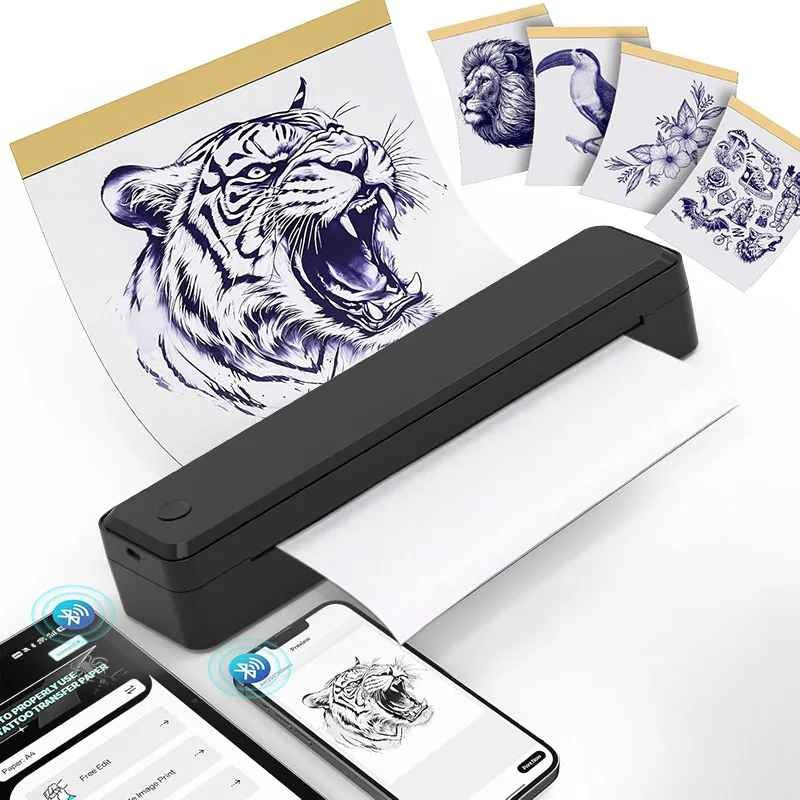 Imprimante thermique avec tête de tigre Transfertatou