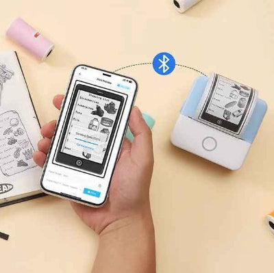 Imprimante thermique du téléphone à la main Imprimini