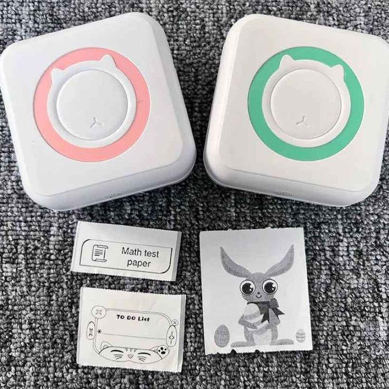 Imprimante thermique duo présente de face Impression