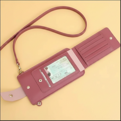Pochette téléphone bandoulière vue ouverte Vieactive 