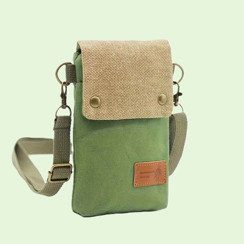 Pochette telephone en couleur verte Pochetoile