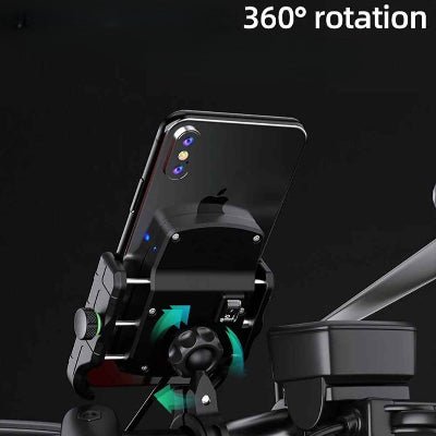 Support moto pour téléphone rotation 360 degrés Létanche