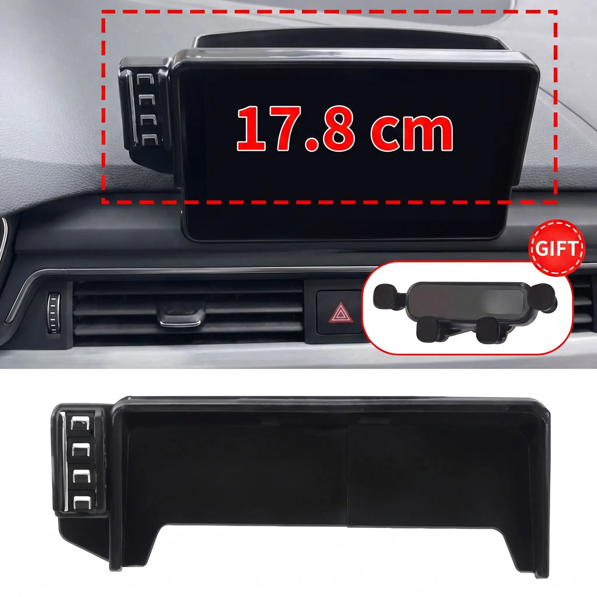 Support téléphone voiture support faisant 17.8cm Clipaudi