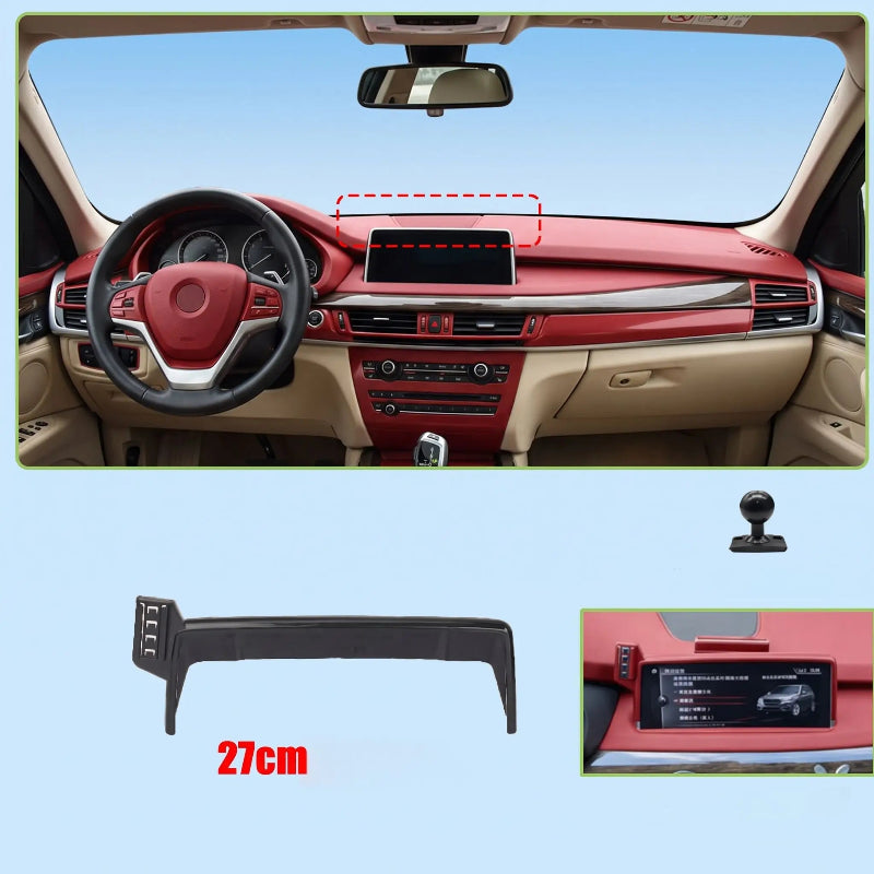 Support téléphone voiture vue avec support simple voiture plastic coloré Cliptelbmw