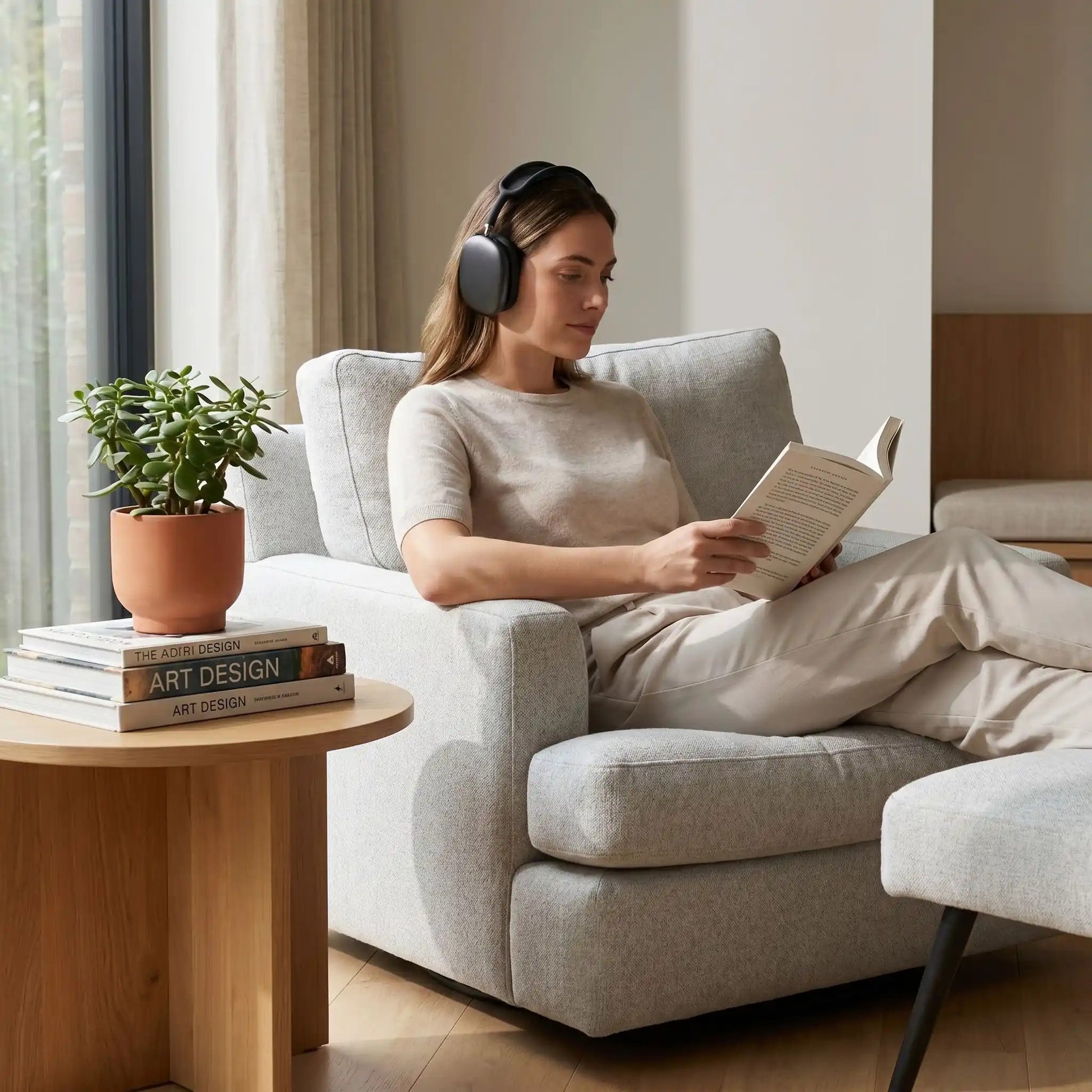 casque audio bluetooth femme lecture Hifibluetoo