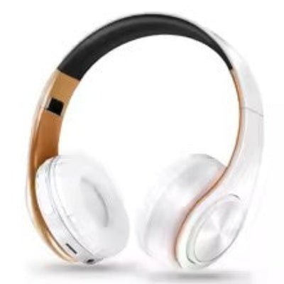 casque bluetooth blanc doré Duocasque