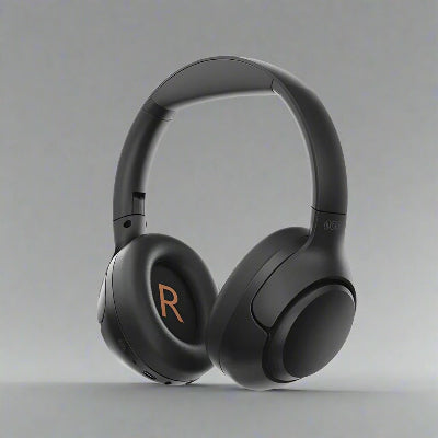 casque bluetooth couleur noire fond gris Clearbeat-Lenoir