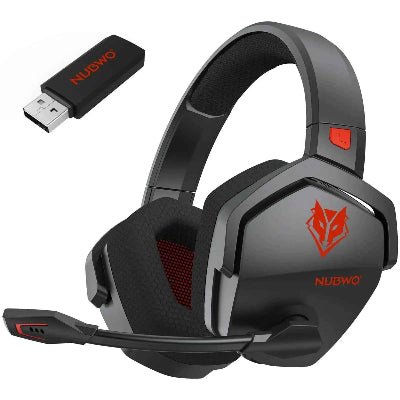 casque bluetooth noir et rouge Longuevie

