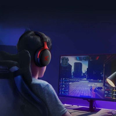 casque sans fil bluetooth joueur au calme Gamer-pc