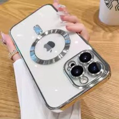coque iphone 11 couleur argent Placmagnetic