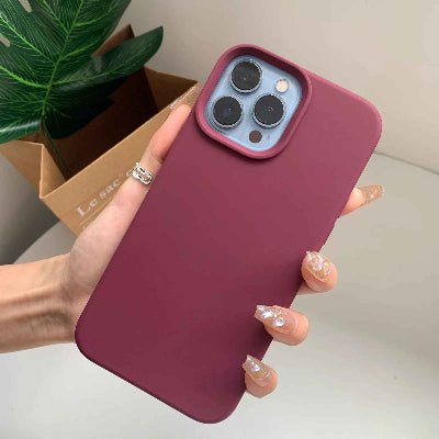 coque iphone 11 pro max en couleur bordeau Coqsili