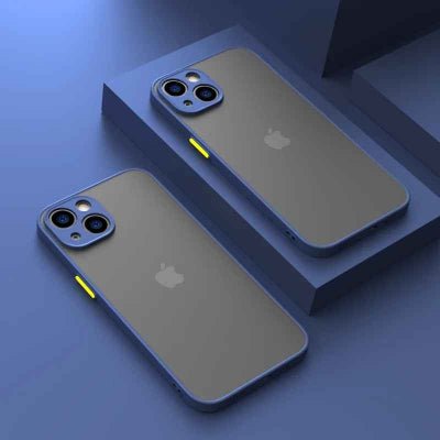 coque iphone 12 couleur bleue Nulchoc