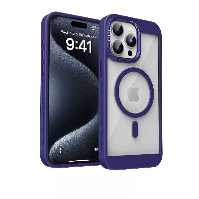coque iphone 12 pro en mauve Métalchoc