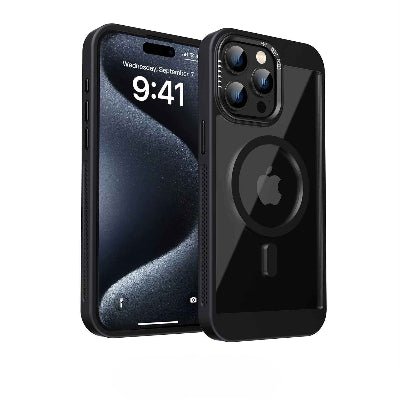 coque iphone 12 pro en noir Métalchoc