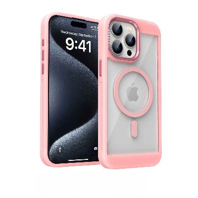 coque iphone 12 pro en rose Métalchoc