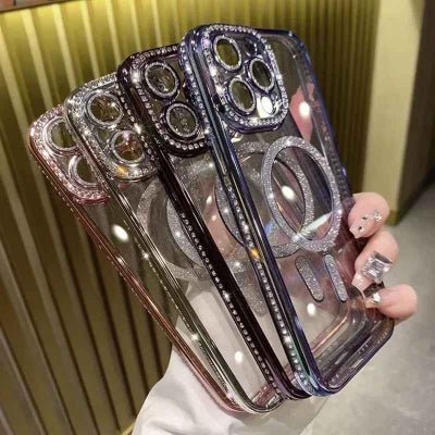 coqu iphone 14 Pro max avec couleur doree Brillantranspa