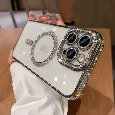 coque iphone 14 Pro max couleur dorée Brillantranspa