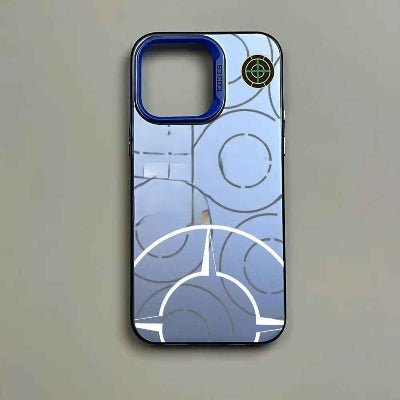 coque iphone 15 Pro Max version bleutée Cerclée