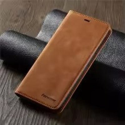 coque iphone 15 vue couleur brun clair Doucuir