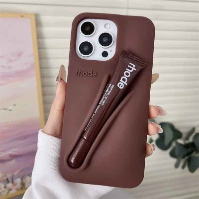 coque iphone 16 couleur brun Rougelèvre