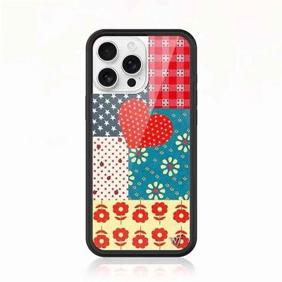 coque iphone 16 plus avec coeur Vintage