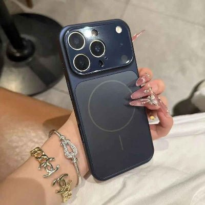 coque iphone 16 pro max bleu-foncé Origiverre