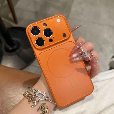 coque iphone 16 pro max orange maginfique Origiverre
