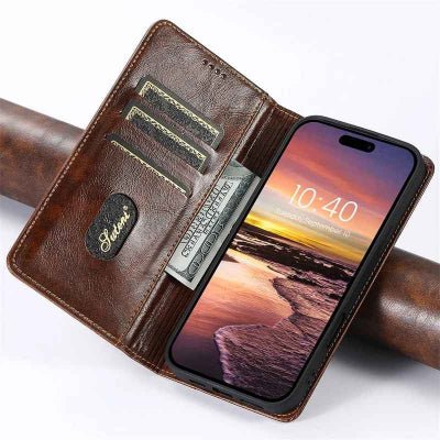 coque iphone 16 pro max placement billet carte bancaire Cuirmagnétic