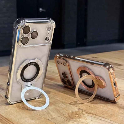 coque iphone 17 pro max place sur son support Archicomplet