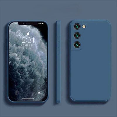 coque pour téléphone samsung couleur bleue Luxsili