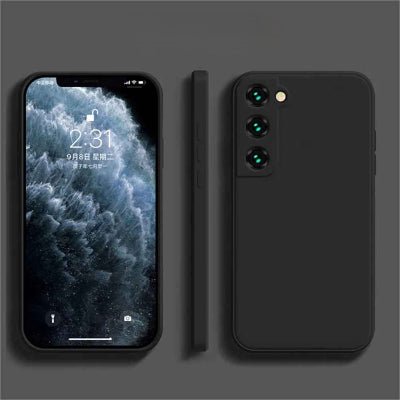 coque pour téléphone samsung couleur noire Luxsili