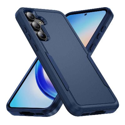 coque samsung S24 vue couleur bleu foncé Militair