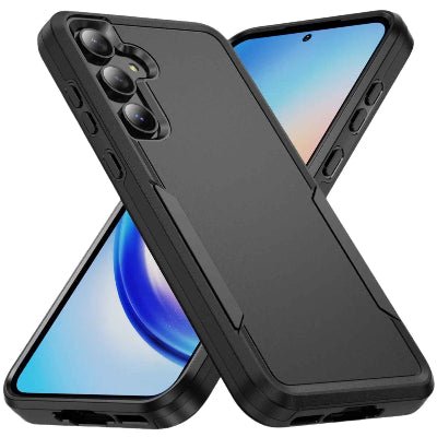 coque samsung S24 vue générale couleur noire-Militair