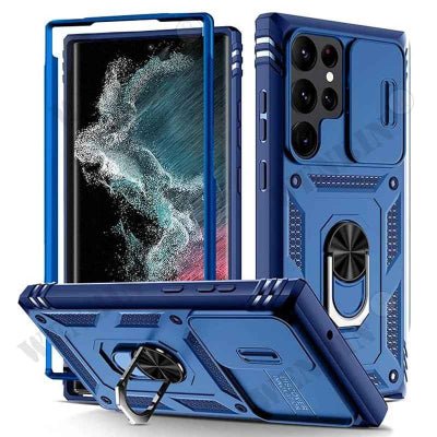 coque samsung de couleur bleue bord différent Posecam
