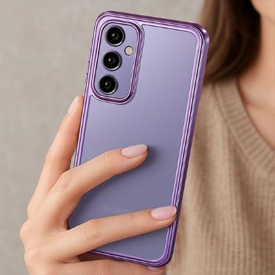 coque samsung S25 présentation dos Pailletée