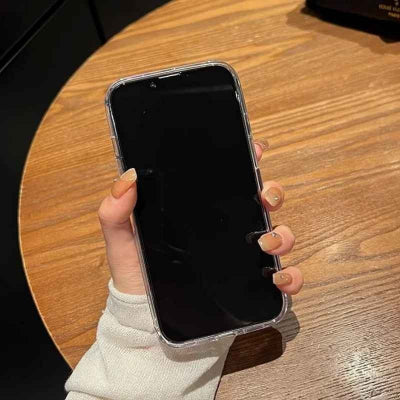 coque transparente iphone 13 bordé de transparence Acrysouple