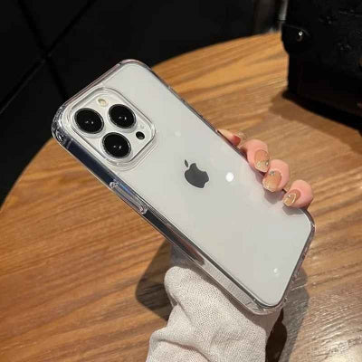 coque transparente iphone 13 tout bord bien protégé Acrysouple