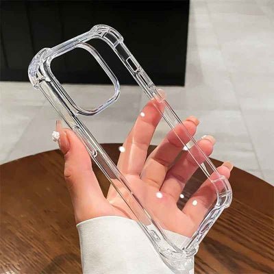 coque transparente iphone 13 transparence vue airbag et angle téléphone protègé Transairbag