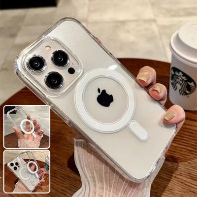 coque transparente iphone 13 vue du dessus Magnéticharge