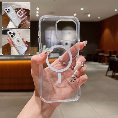coque transparente iphone 13 vue souplesse de la coque Magnéticharge