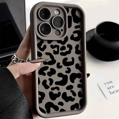 coque xiaomi redmi note 13 pro fond gris dessins noirs Leosili