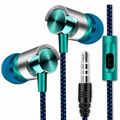 écouteurs intra auriculaires couleur bleu Intraergo