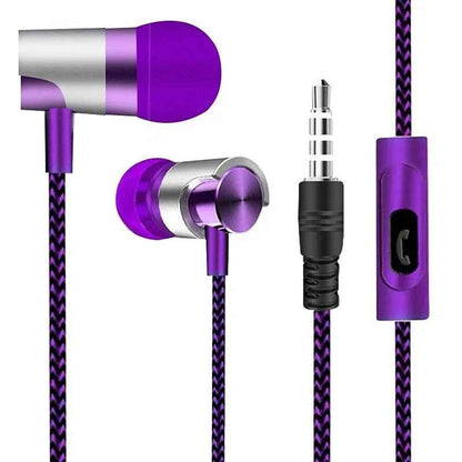 écouteurs intra auriculaires couleur mauve Intraergo