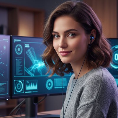 Écouteurs intra-auriculaires facile utilisation Lonfil