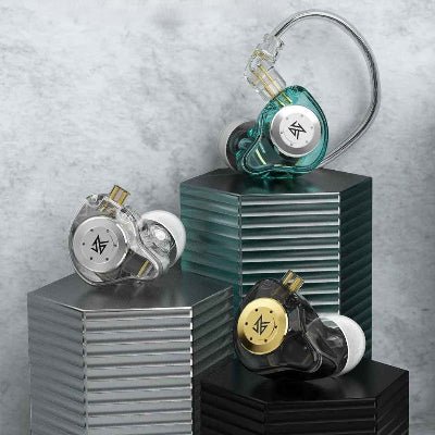 écouteursintra auriculaires trois couleurs réunies Ecoutmetal