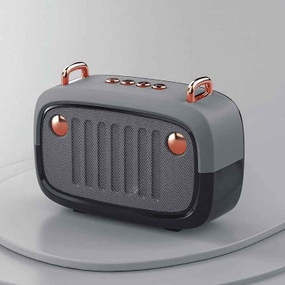 haut parleur ancien couleur gris VintageBTSpeaker