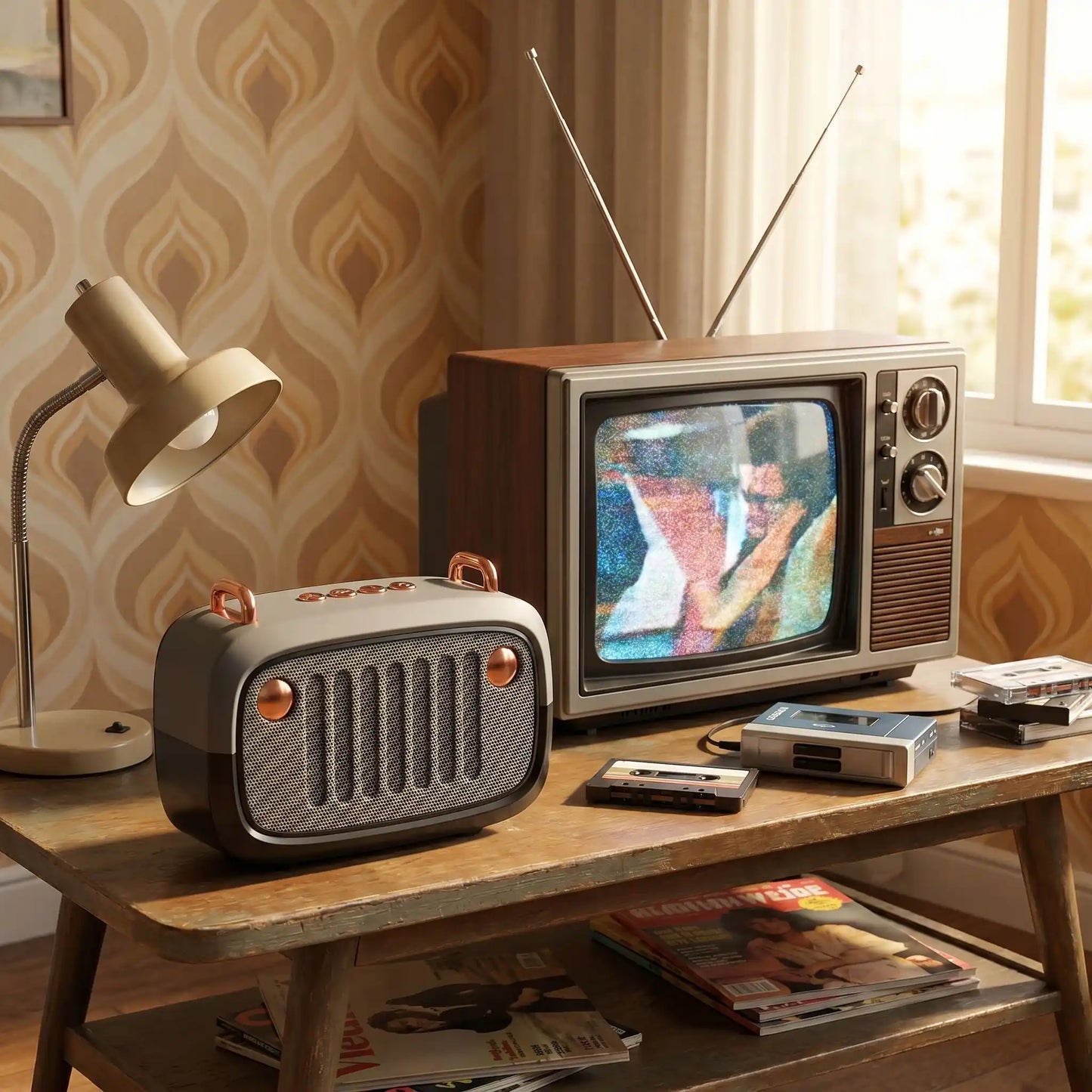 haut parleur télévison ancienne VintageBTSpeaker