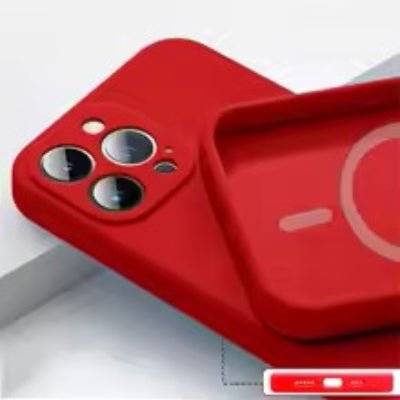 iphone 12 coque couleur rouge Magnetism